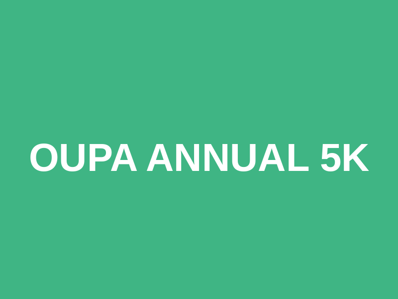 OUPA Annual 5K Logo