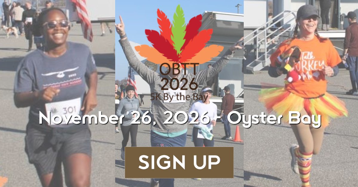 Oyster Bay Turkey Trot By the Bay 2026 Logo