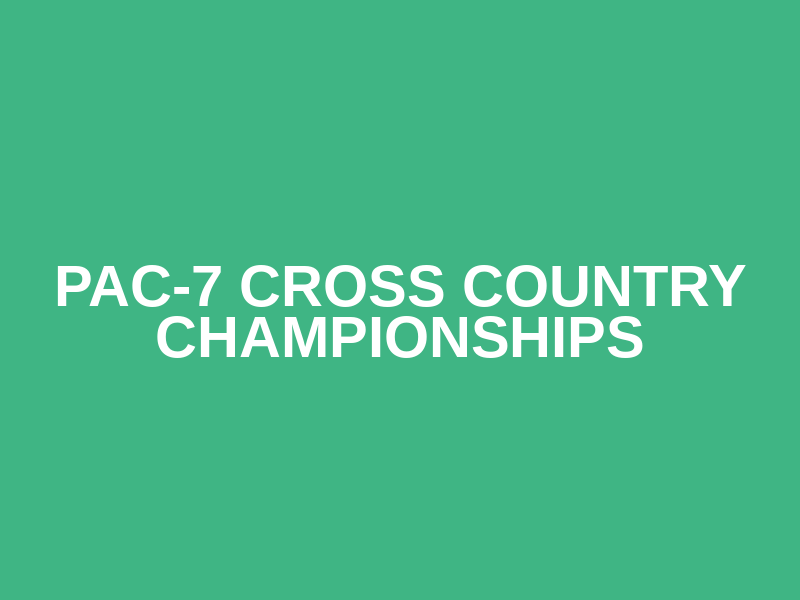 PAC-7 Cross Country Championships