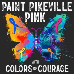 Paint Pikeville Pink/Colors Of Courage 5K Run/Walk Logo