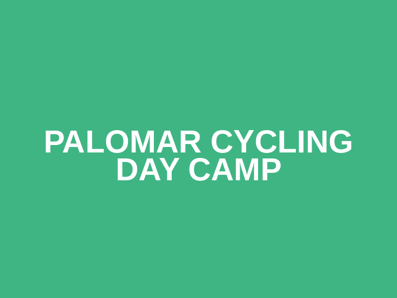 Palomar Cycling Day Camp Logo