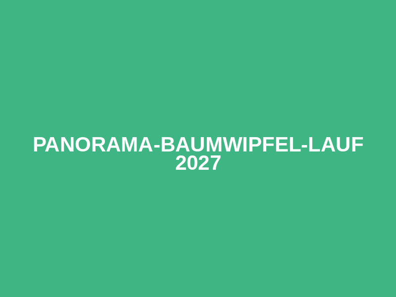 Panorama-Baumwipfel-Lauf 2027 Logo