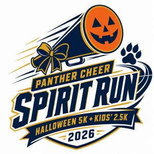 Panther Cheer Halloween Spirit 5K & 2.5K Run Logo