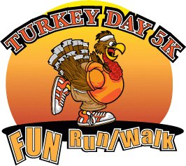 Parker Parks and Recreation Turkey Day 5K FUN Run/Walk Logo