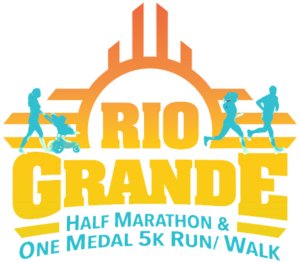 Parnall Law Rio Grande Half Marathon and One Medal 5k Run/Walk Logo