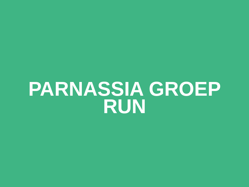 Parnassia Groep Run Logo