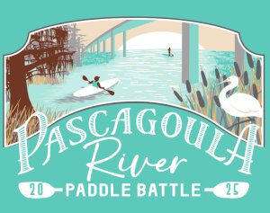 Pascagoula River Paddle Battle Logo