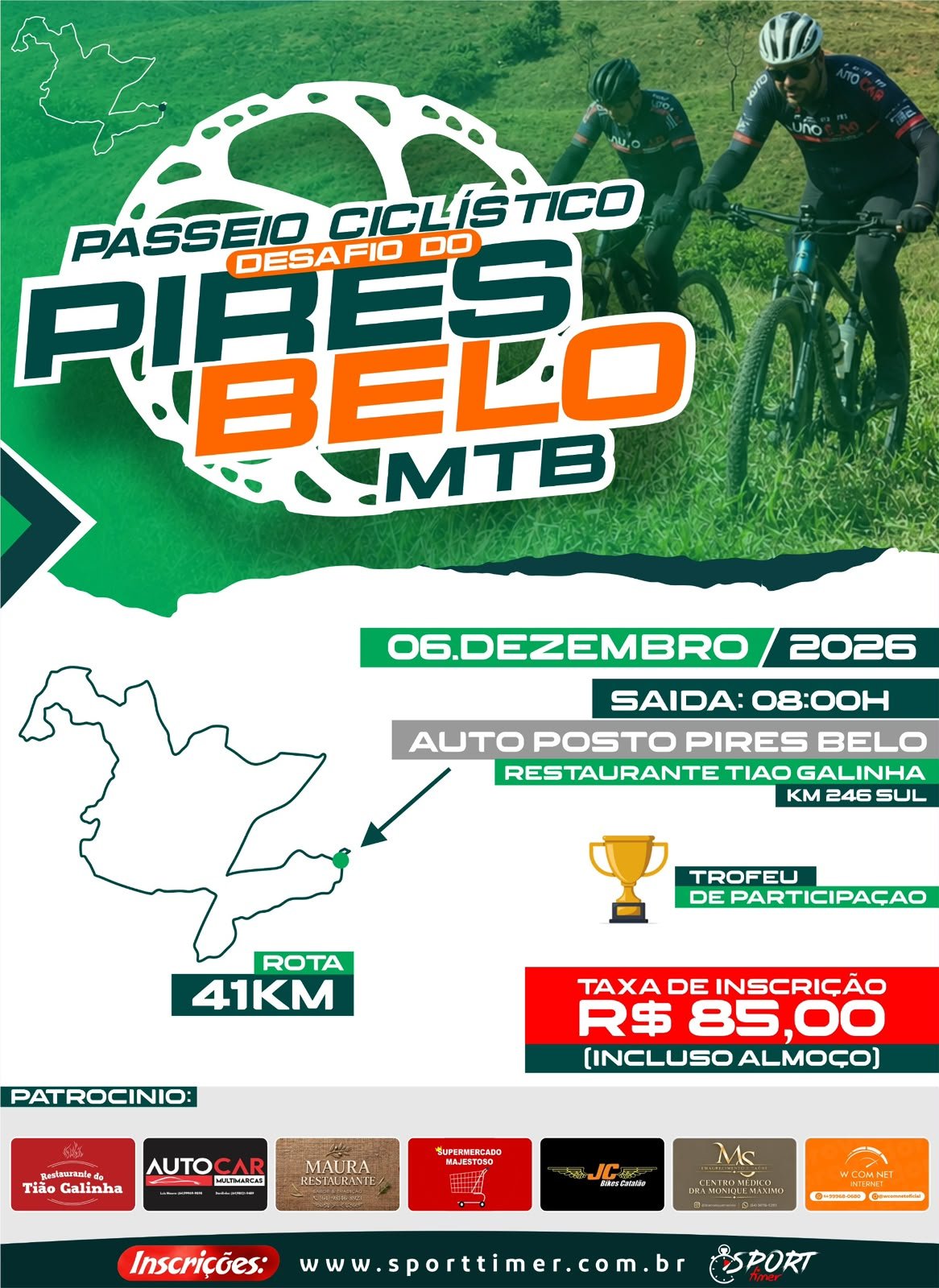 PASSEIO CICLÍSTICO PIRES BELO MTB