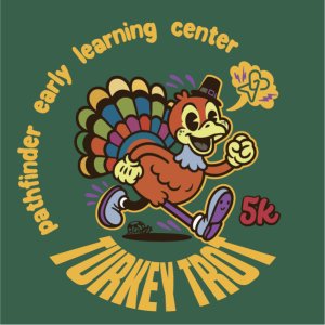 Pathfinder Early Learning Center Turkey Trot and Waddle Logo