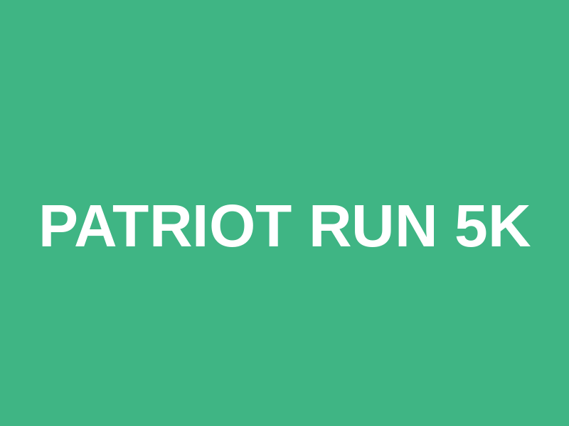 Patriot Run 5K Logo