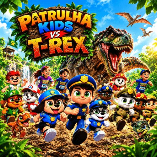 PATRULHA KIDS VS T-REX