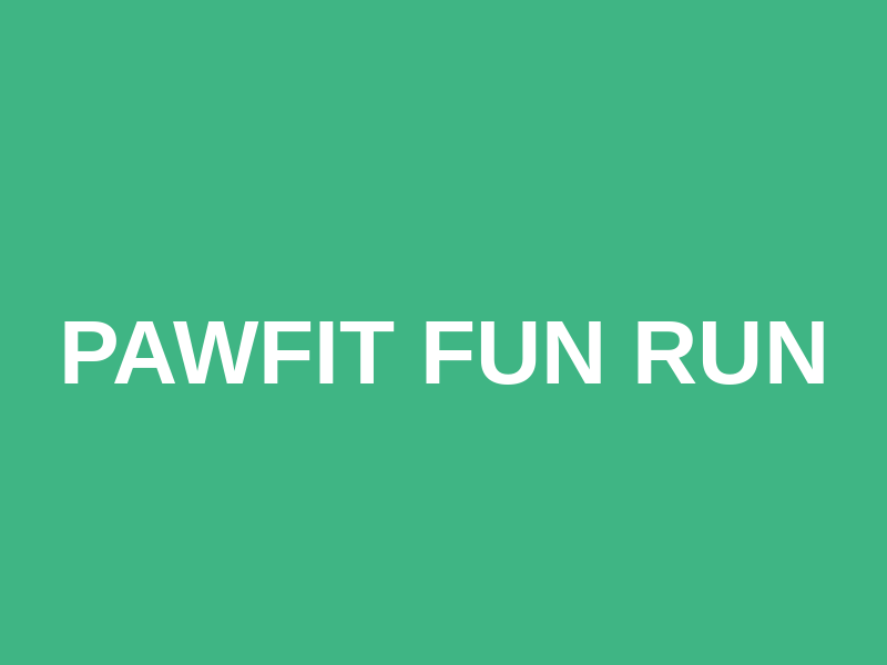 PawFit Fun Run Logo