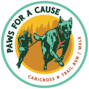Paws for a Cause Canicross & Trail Run/Walk for Charity 2026 Logo