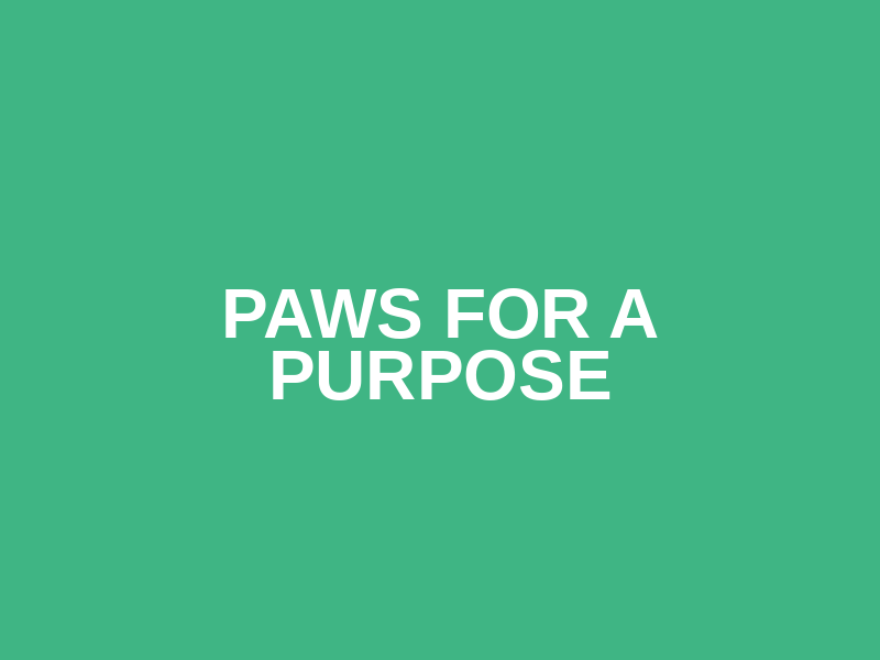 Paws for a Purpose Logo