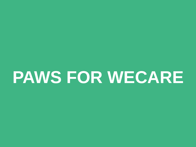 Paws For WeCare Logo