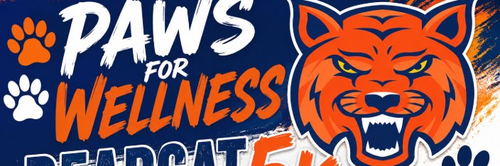 Paws for Wellness Bearcat 5K Run/Walk Logo