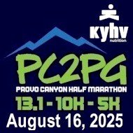 PC2PG Half Marathon, 10K, & 5K - Sponsored by KYHV Nutrition Logo
