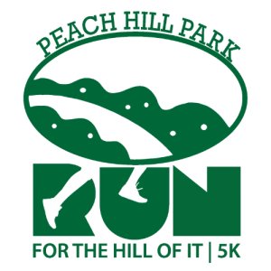 Peach Hill "Run For the Hill of It" 5K Logo