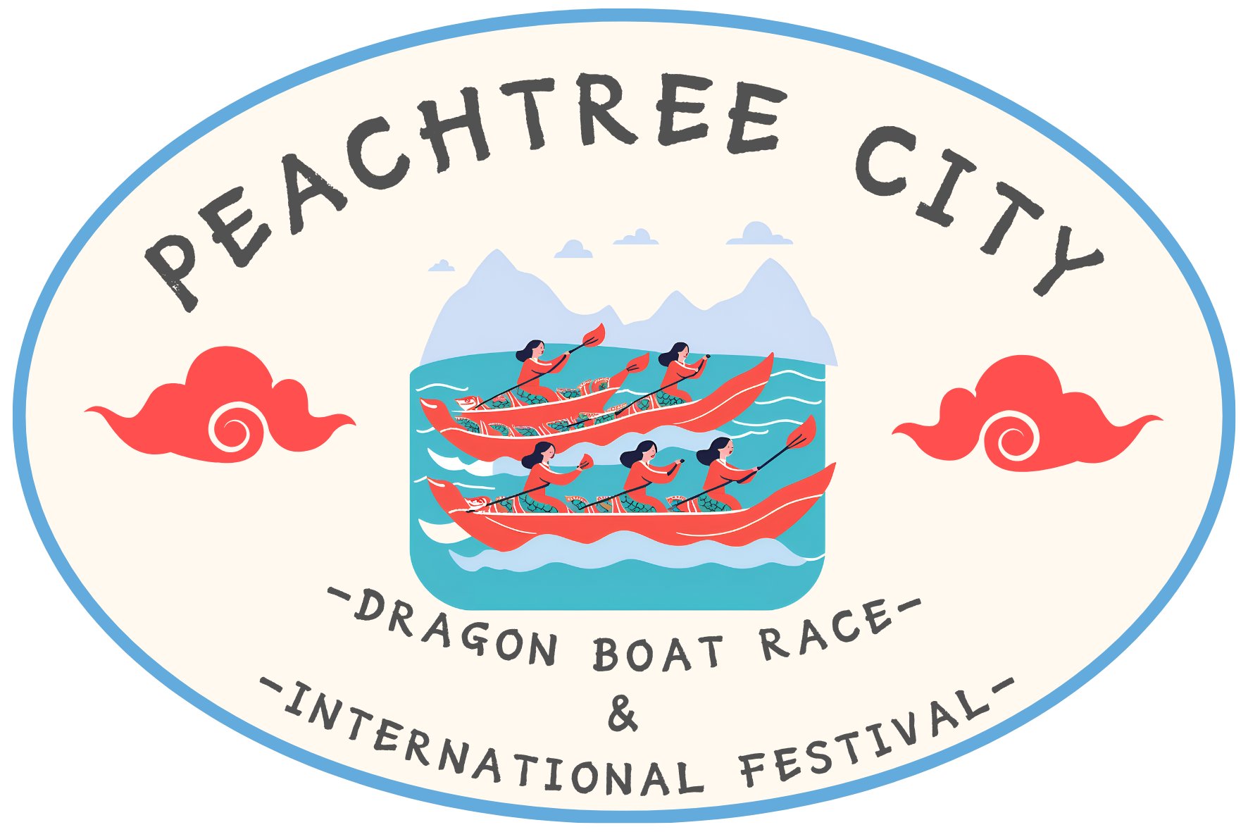Peachtree City Dragon Boat Race & International Festival - 2026 Logo