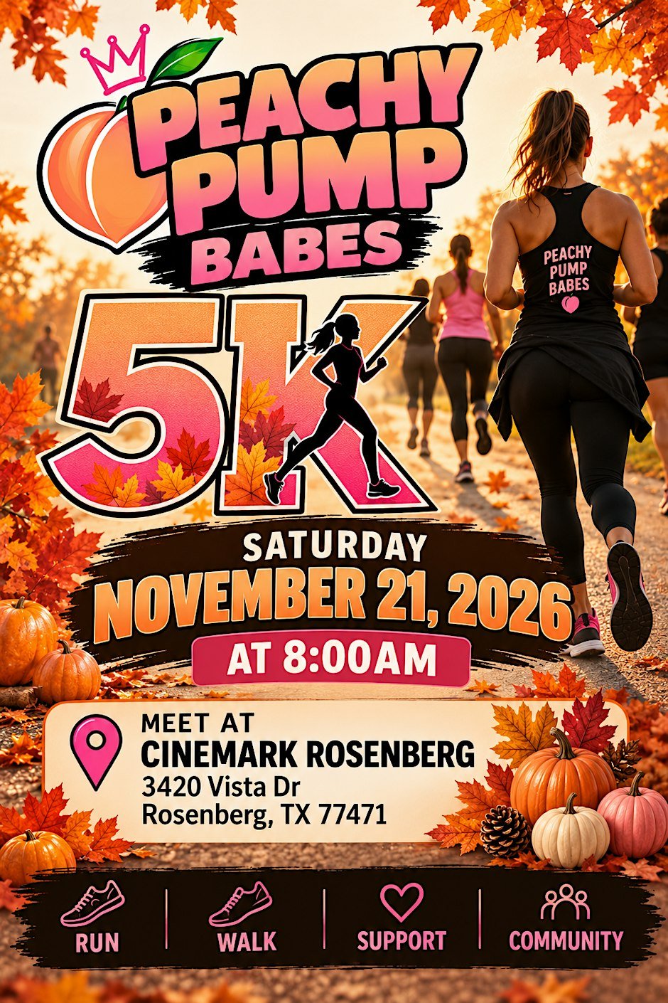 Peachy Pump Babes November 5K