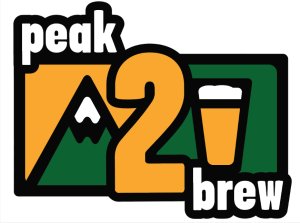Peak 2 Brew: P2B ADK Relay Logo