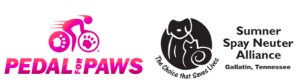 Pedal for Paws Logo