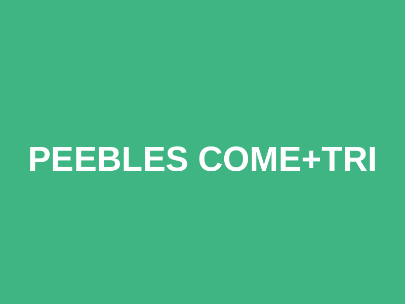 Peebles Come+Tri Logo
