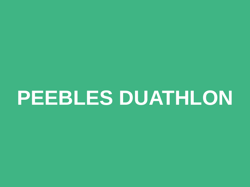 Peebles Duathlon Logo