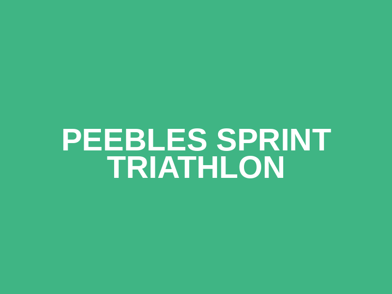 Peebles Sprint Triathlon Logo