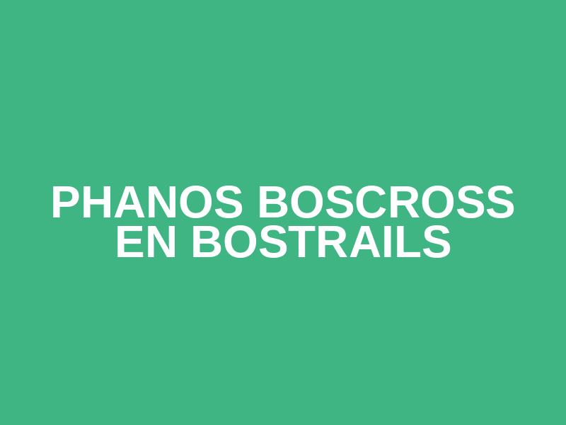 Phanos Boscross en bostrails