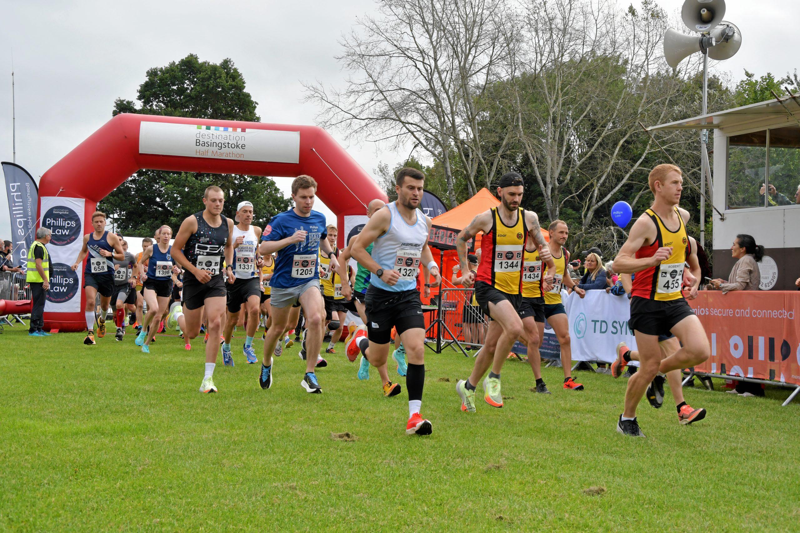 Phillips Law Basingstoke Half Marathon, 10k & 5k Logo