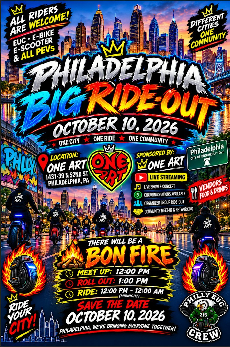 Philly Big Ride Out Logo