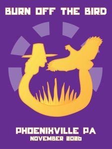 Phoenixville's Burn Off the Bird 5K Logo