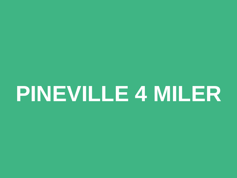 Pineville 4 Miler Logo