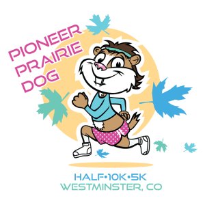 Pioneer Prairie Dog Half, 10k & 5k Logo