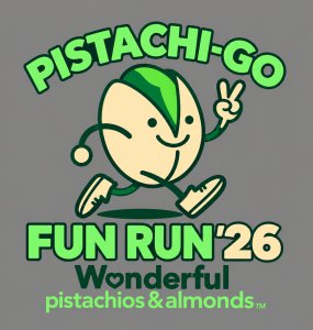 Pistachi-GO! 5K Fun Run Logo