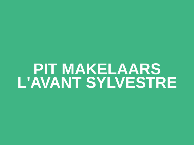 Pit Makelaars L'Avant Sylvestre