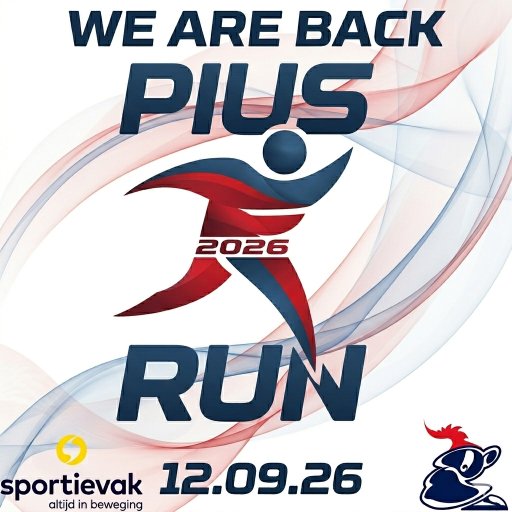Pius X run Logo