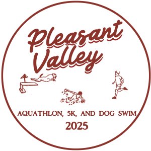 Pleasant Valley 5K Run/Walk, Aquathlon Challenge, and Dog Swim Logo