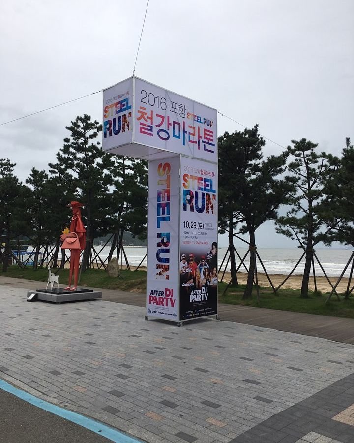 Pohang Steel Run Logo