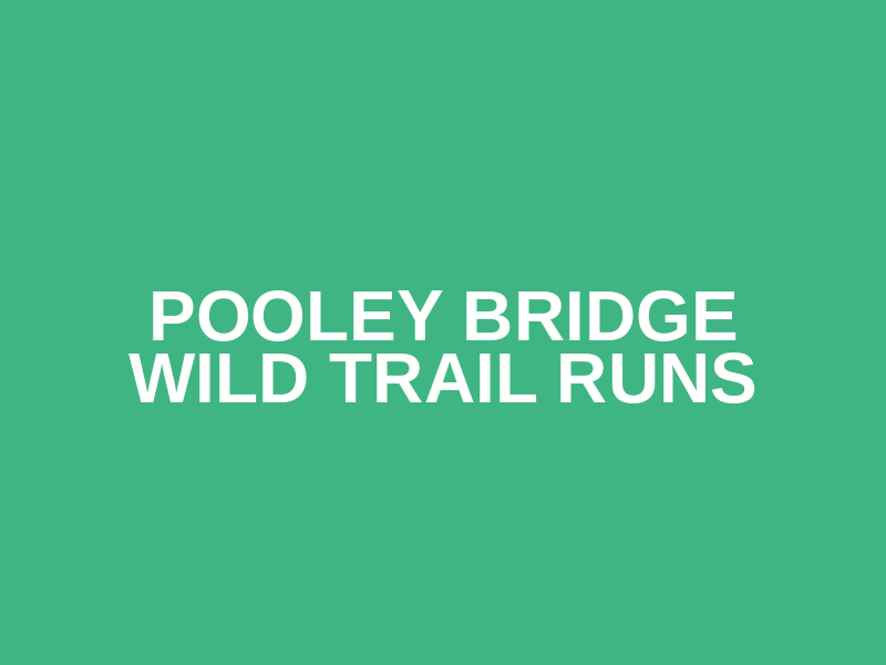 POOLEY BRIDGE WILD TRAIL RUNS  Logo