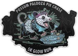 Possum Palooza 5K Glow Run/ Kids Fun Run Logo