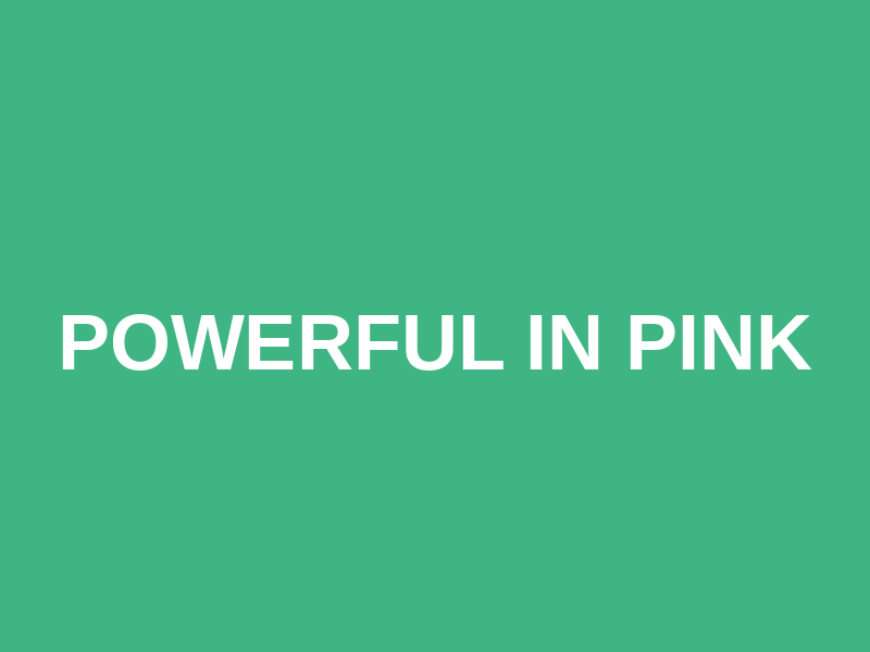 Powerful in Pink Logo