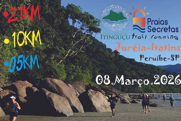 Praia Secretas Trail Running - Jureia - Itatins
