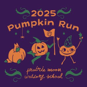 Prairie Moon 5k Pumpkin Fun Run Logo