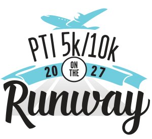 PTI 5k/10k Run on the Runway Logo