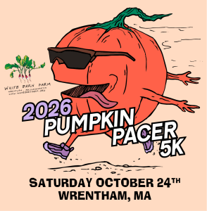 Pumpkin Pacer 5k @ White Barn Farm Logo