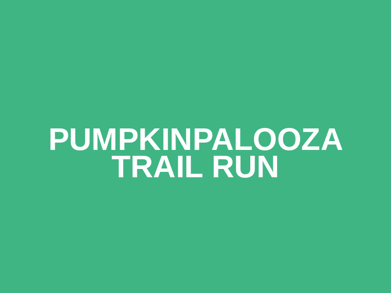 Pumpkinpalooza Trail Run Logo