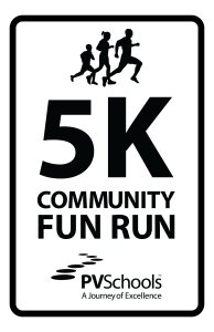 PVSchools Community 5K Fun Run/Walk Logo