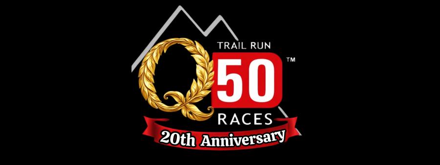 Q50 Races 20th Anniversary 5k Logo
